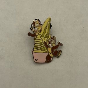 Disney Pin Chip & Dale with Dole Whip Ice Cream Hidden Mickey